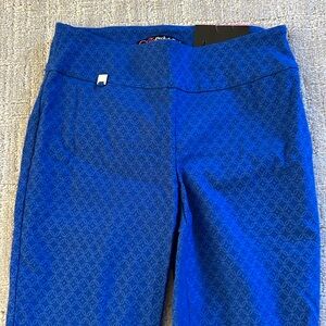 Peck and Peck blue stretch pants